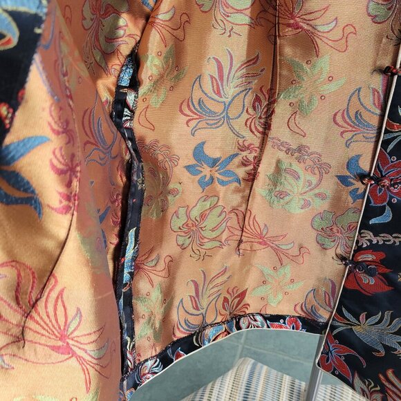 Handmade Asian Oriental Silk Blend Women’s Jacket (Size: Small to Medium) - Picture 9 of 16